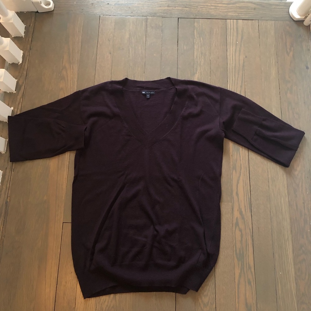 GAP women’s v neck cotton/cashmere sweater